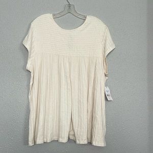 NWT Winter Cream Colored Top